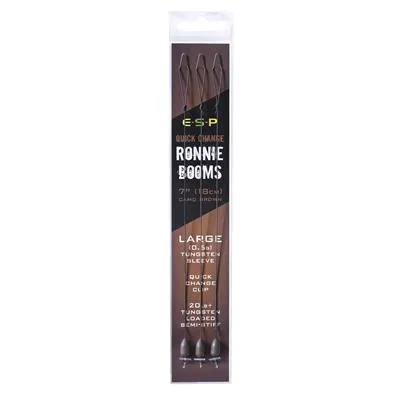 [ETRBCBL06] ESP QUICK CHANGE RONNIE BOOMS LARGE CAMO BROWN 7FT 8CM 0 6G 20LB ETRBCBL06