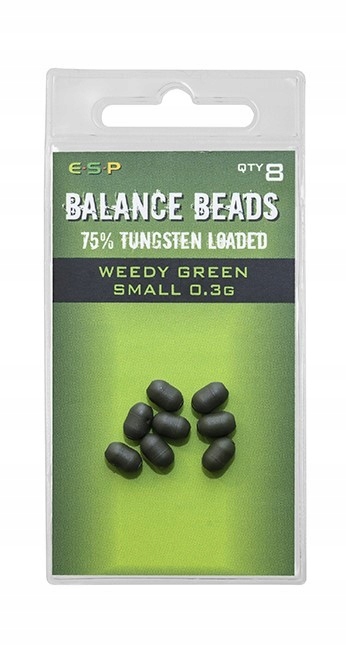 [ETTLBB01WG] ESP BALANCE BEADS SMALL 0.3G WEEDY GREEN 8 UNID ETTLBB01WG