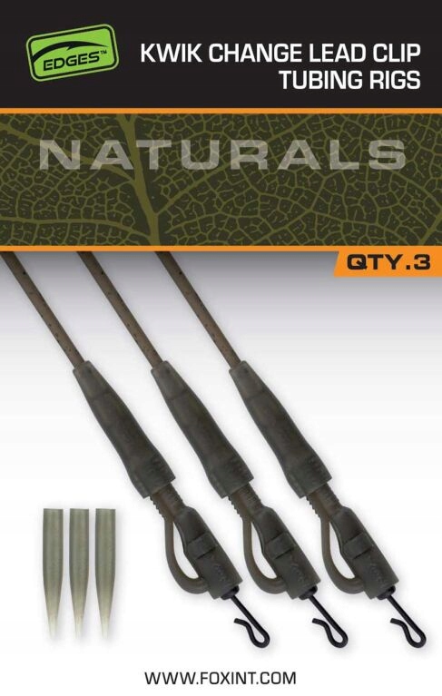 FOX EDGES™ NATURALS KWIK CHANGE LEAD CLIP TUBING SETUP CAC895