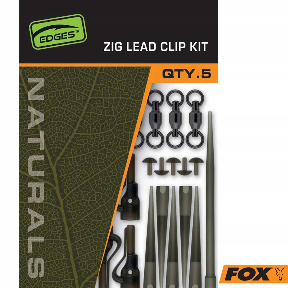 [CAC845] FOX EDGES™ NATURALS ZIG LEAD CLIP KIT CAC845