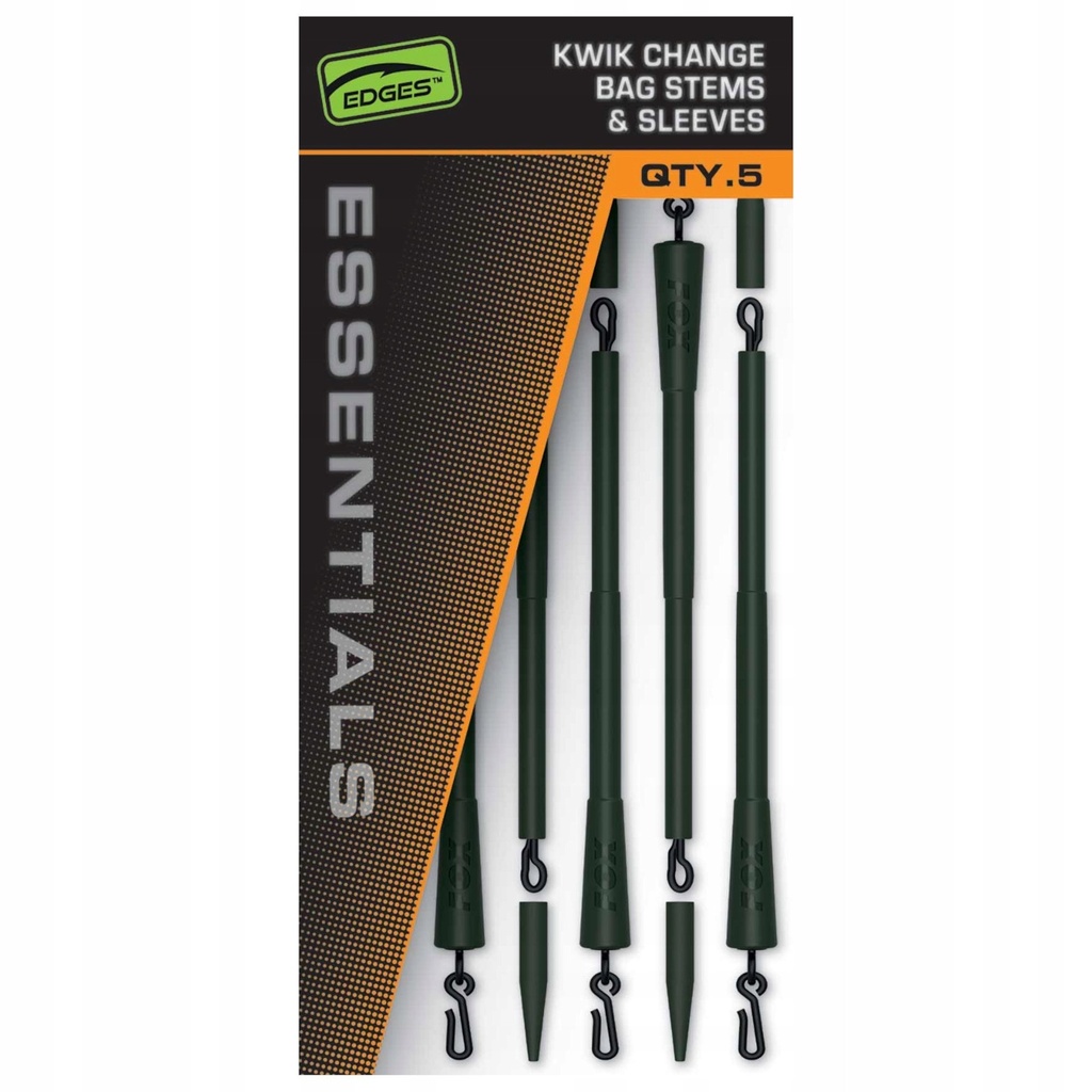 [CAC879] FOX EDGES™ ESSENTIALS KWIK CHANGE BAG STEMS & SLEEVES CAC879