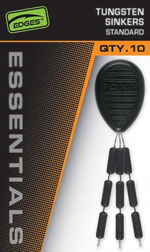 [CAC891] FOX EDGES™ ESSENTIALS TUNGSTEN SINKERS STANDARD 10 UND CAC891