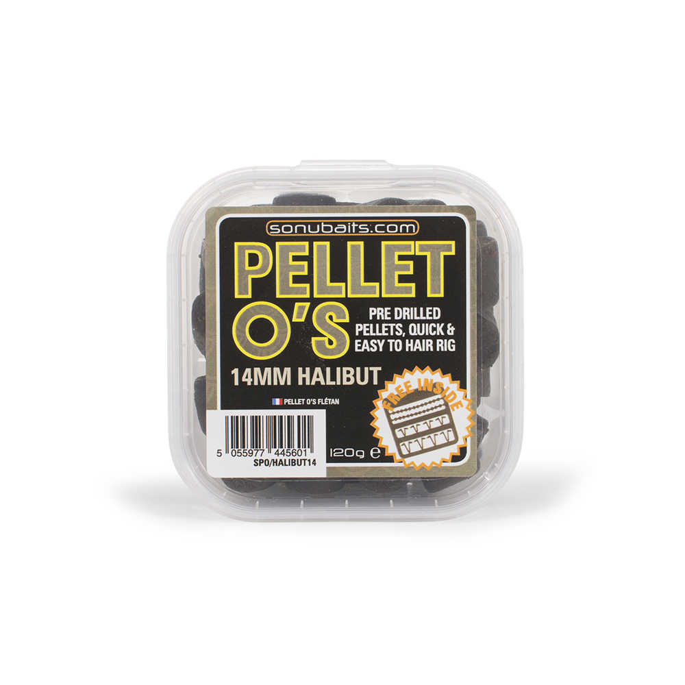 [S1960003] SONUBAITS PELLET O’S HALIBUT 14MM 120G S1960003