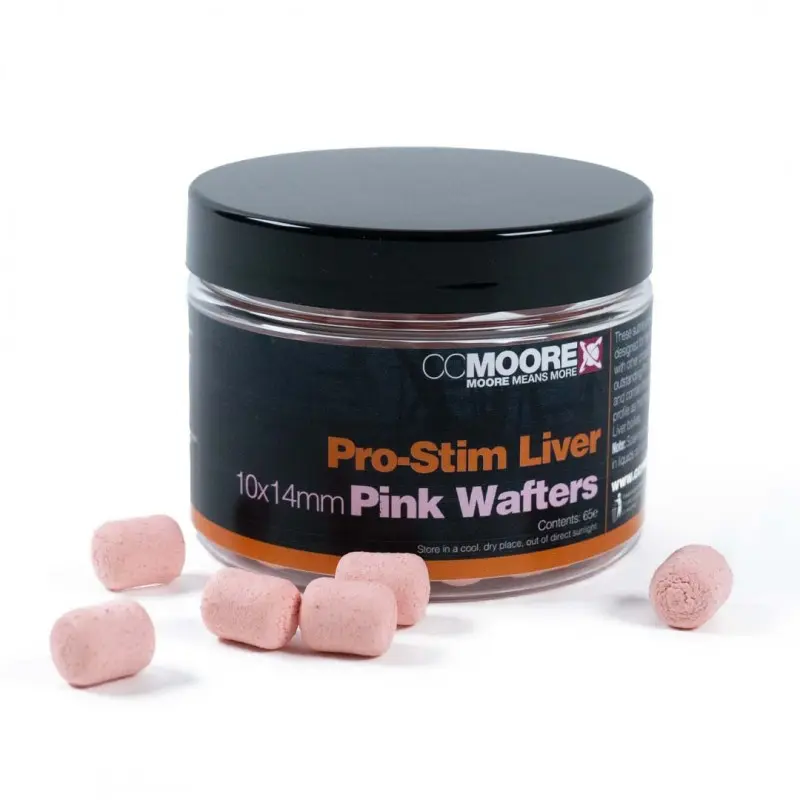 [98102] CC MOORE PRO STIM LIVER PINK DUMBELLS WAFTERS 10x14MM 98102