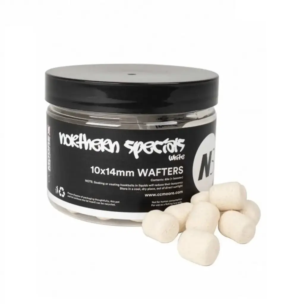[90301] CC MOORE DUMBELL WAFTERS NORTHERN SPECTORS NS1 10X14MM WHITE 90301