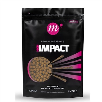 [M23139] MAINLINE HIGH IMPACT BOILIES SCOPEX & BLACKCURRANT 10MM 1KG M23139