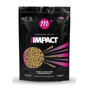 MAINLINE HI SHELF LIFE BOILIES 10MM HIGH LEAKAGE PINEAPPLE 1KG M23138
