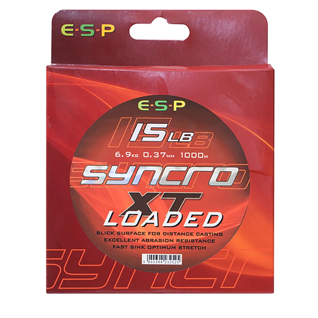 [ELSYLXT015] ESP Vlasec SyncroXT Loaded 15lb  6 9kg  0 37mm 1000m