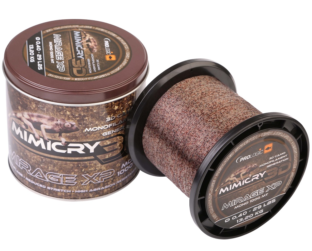 [48437] PROLOGIC  MINICRIY 3D MIRAGE XP MONO 0.38MM 25LB 11.30KG 1000MT 48437