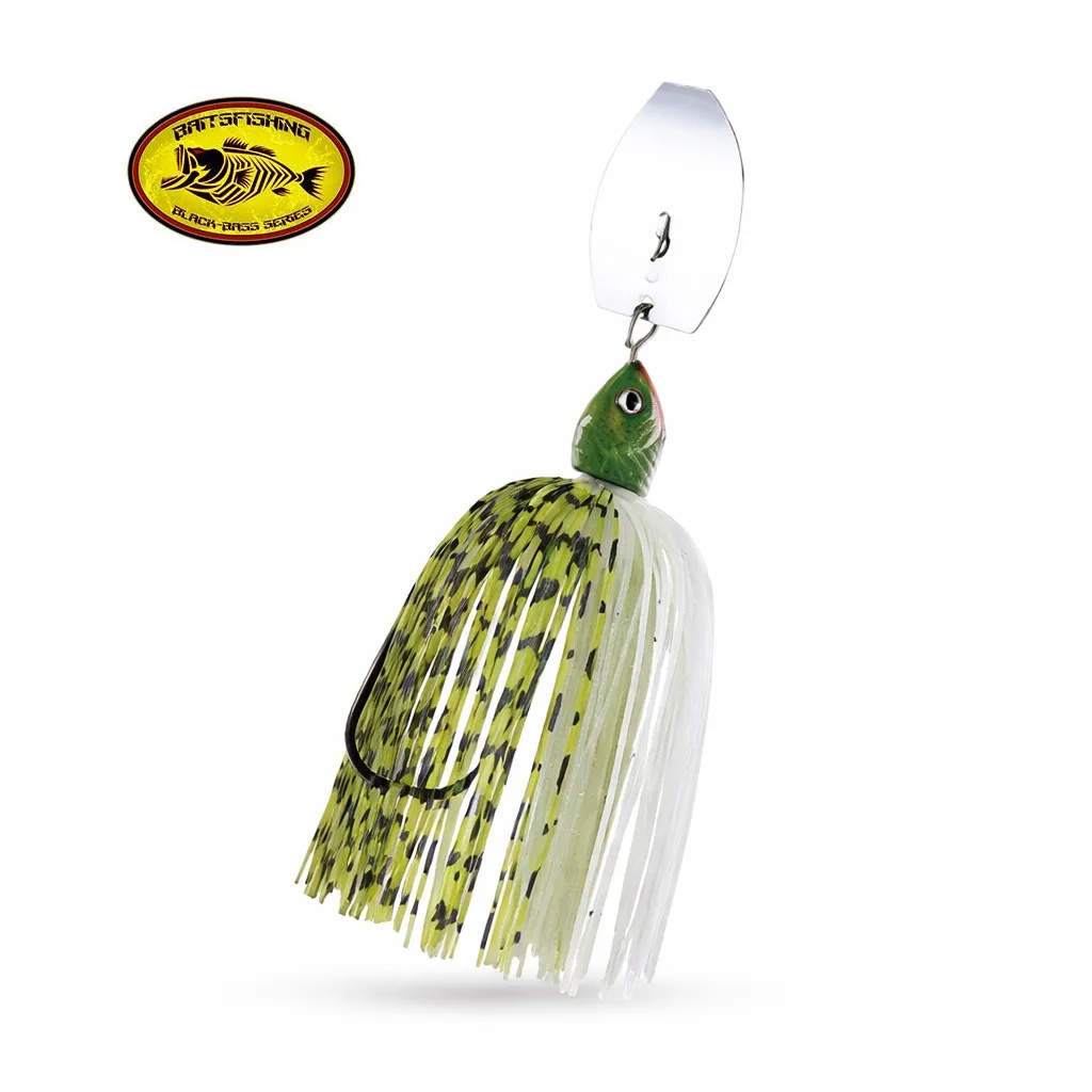 [14711] BAITS FISHING CHATTERBAITS CHROME GREEN PUMPKIN SEED 1/2OZ 14711