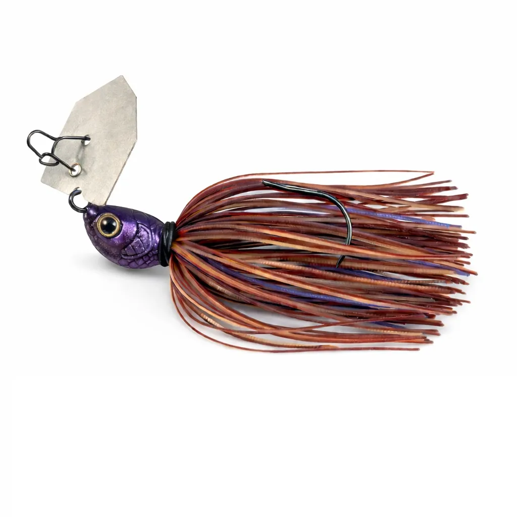 BAITS FISHING CHATTERBAITS CHROME JUNEBUG 1/2 OZ 14705