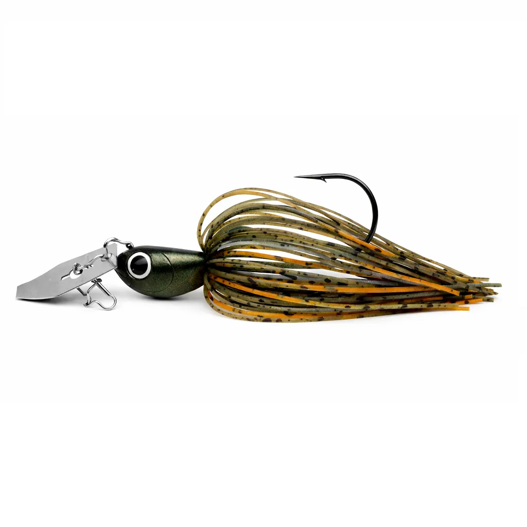 BAITS FISHING CHATTERBAITS CHROME  CAMO CRAW  1/2 OZ 14710