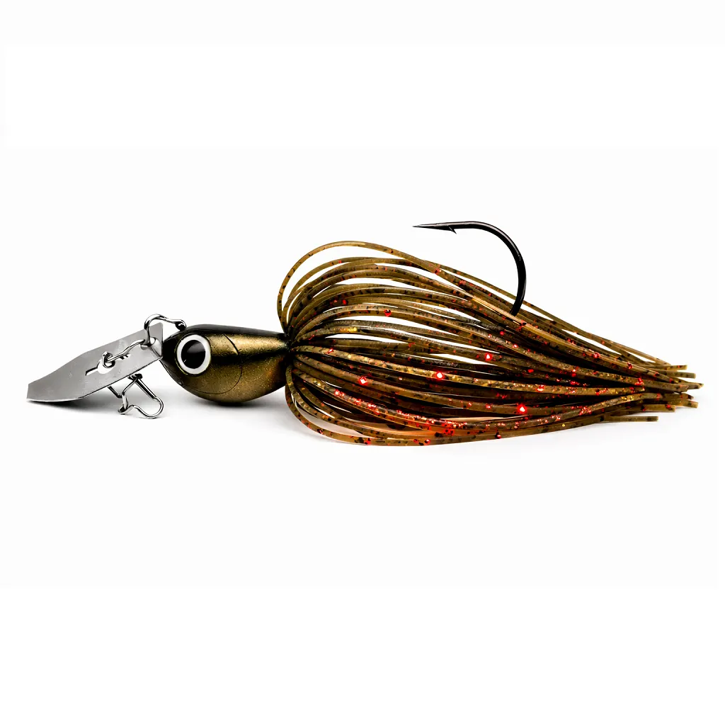 [14725] BAITS FISHING CHATTERBAITS CHROME DARK WATERMELON RED 1/2OZ 14725