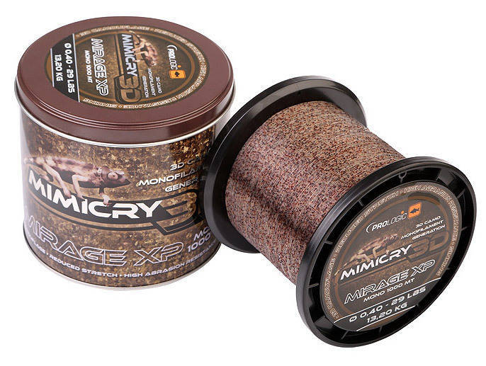 [48434] PROLOGIC MIMICRY 3D CAMO MONOFILAMENT MONO 0.30MM 15LB 7 10KG 1000MT 48434