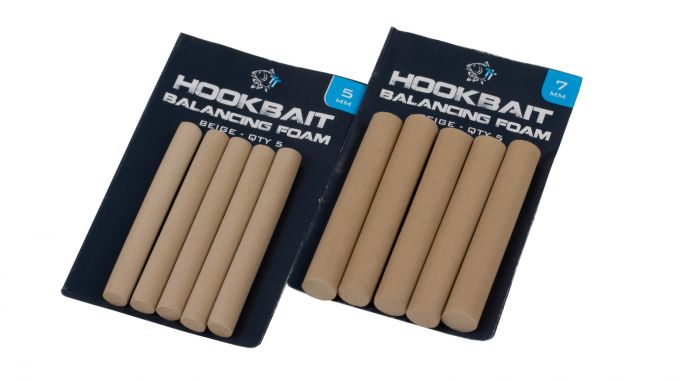 NASH HOOKBAIT BALANCING FOAM BEIGE 5MM T8562