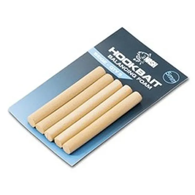[T8562] Nash Hookbaits Balancing Foam Beige 5mm Qty5