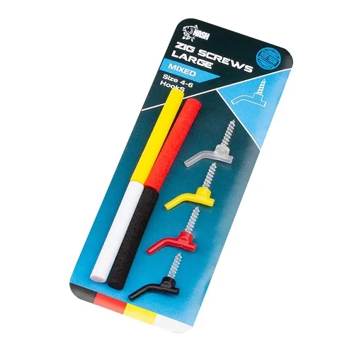 [T7849] Nash Zig Screw Kit Large Mixed Colour