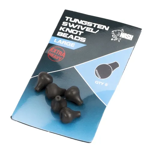 [T8717] Nash Tungsten Swivel Knot Beads Large