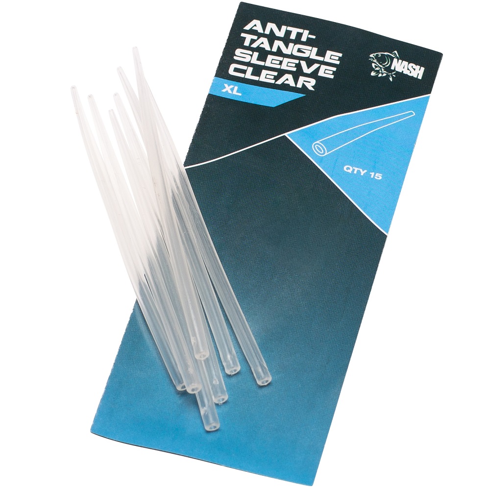 NASH XL ANTI TANGLE SLEEVES CLEAR T8064