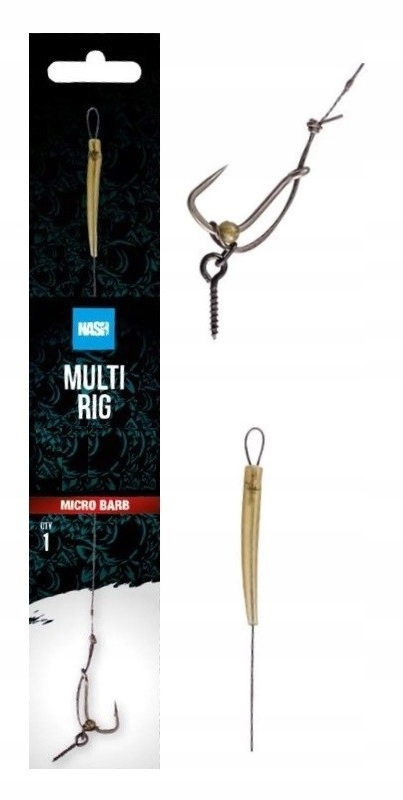 [T6451] NASH MULTI RIG SIZE 8 CHOD TWISTER 15LB 6.80KG MICRO BARB T6451