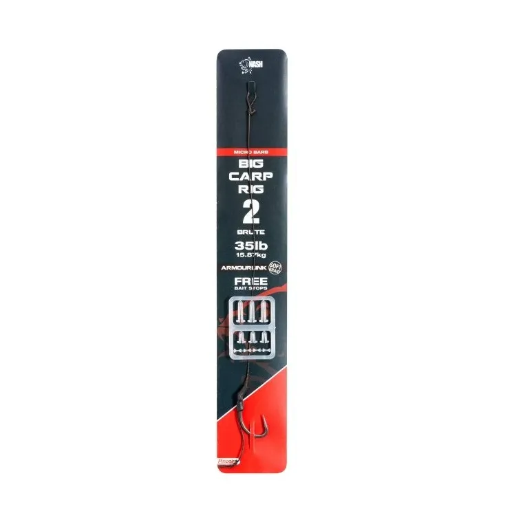 [T6361] NASH BIG CARP RIG SIZE 8 35LB 15.87KG T6361