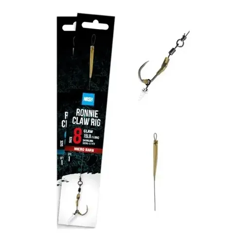 [T6417] Nash Ronnie Claw Rig 15Lb Size 8