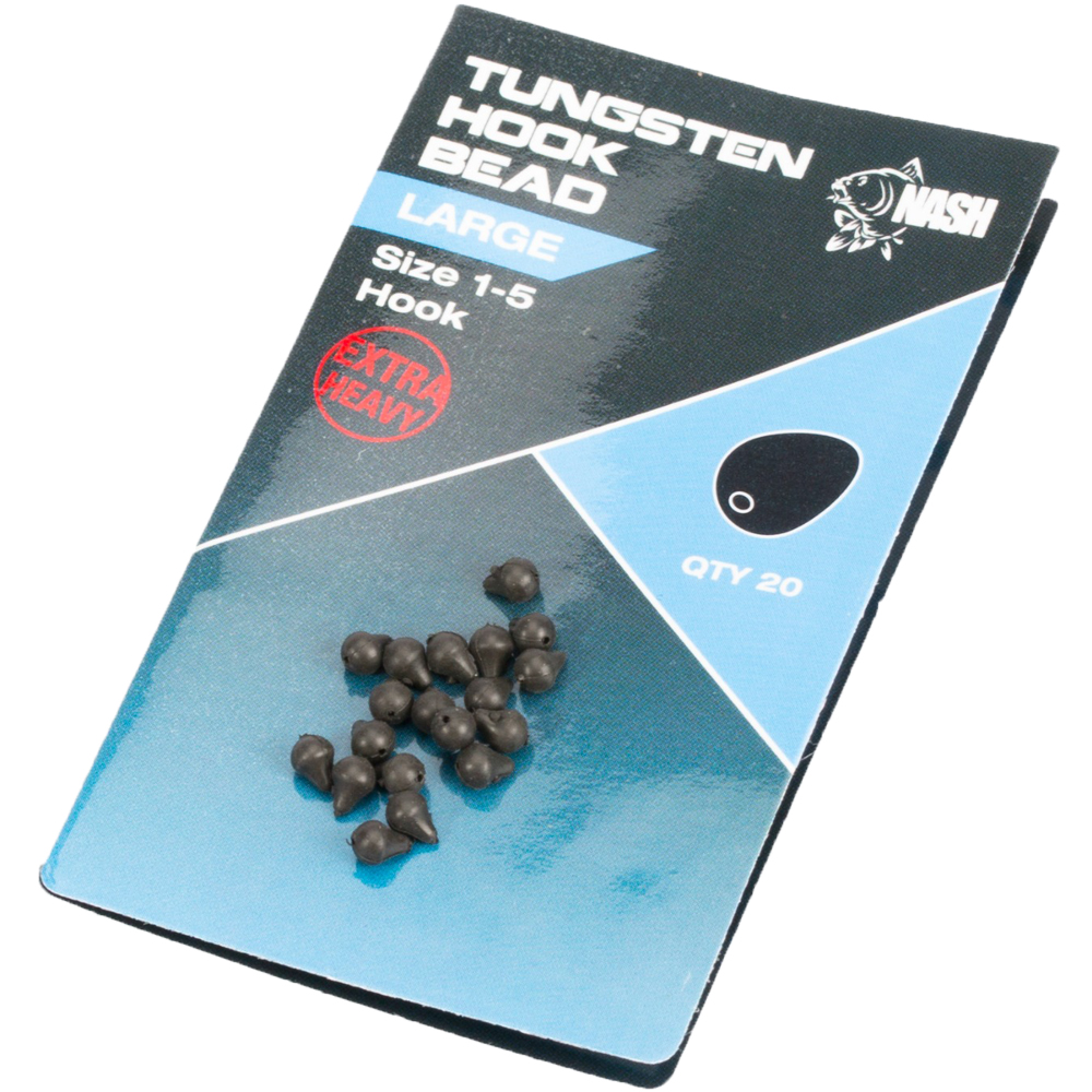 NASH TUNGSTEN HOOK BEADS LARGE SIZE 1 5 T8708