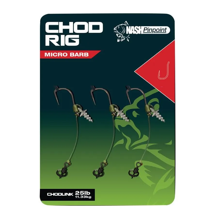 Nash Chod Rig Micro Barbed Size 4
