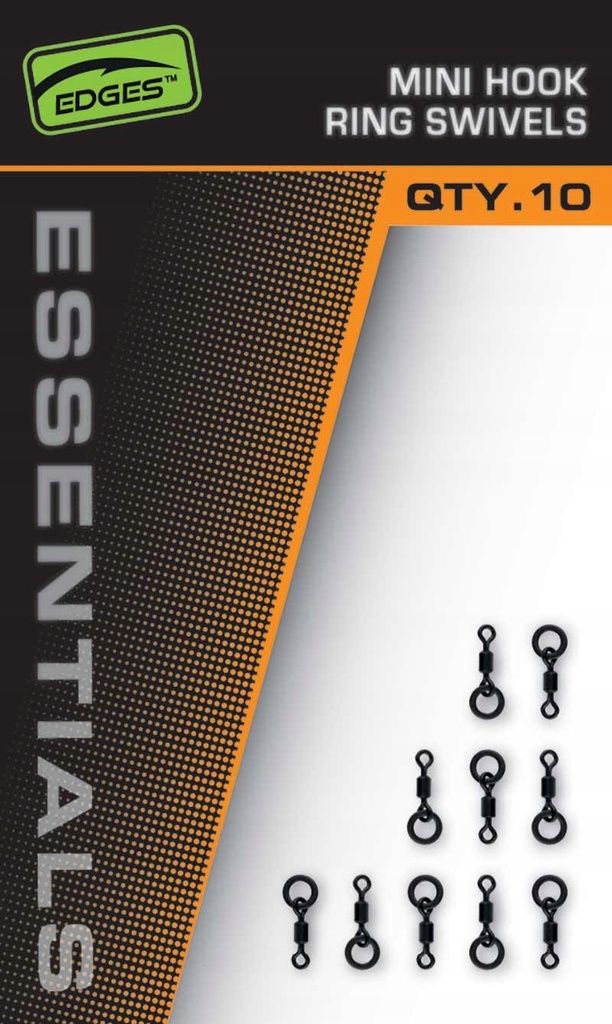 [CAC881] FOX EDGES™ ESSENTIALS MINI HOOK RING SWIVELS CAC881
