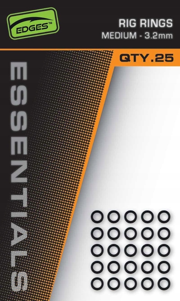 FOX EDGES™ ESSENTIALS RIG RINGS MEDIUM 3 2MM CAC887