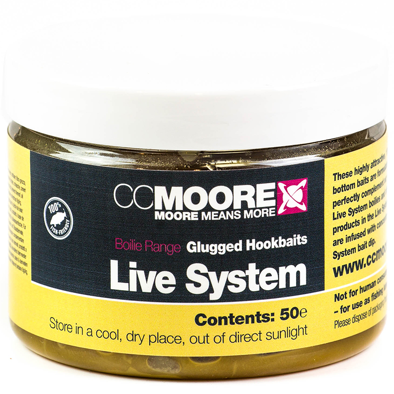 CC MOORE GLUGGED HOOKBAITS LIVE SYSTEM 10X15MM 95308