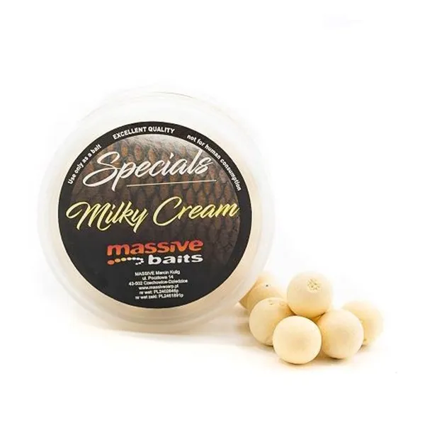 [SPU024] MASSIVE BAITS SPECIAL POP UPS MILKY CREAM 18MM SPU024