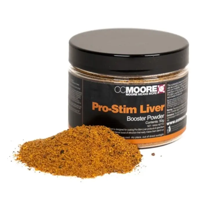 CC MOORE PRO STIM LIVER BAIT BOOSTER POWDER 50G 90460