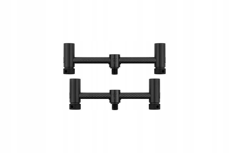 [CBB043] FOX BLACK LABEL CARBON ADJUSTABLE 2 ROD BUZZ BARS (110mm – 125mm) CBB043