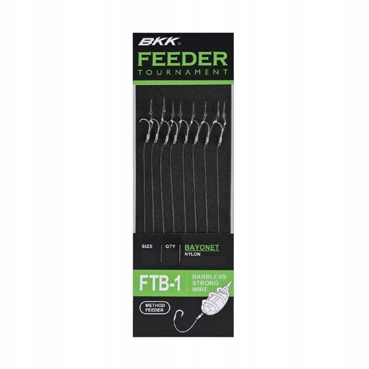 [A-BW-5123] BBK FEEDER TOURNAMENT FTB-1 BAYONETA RIGS SIZE 14 8PCS