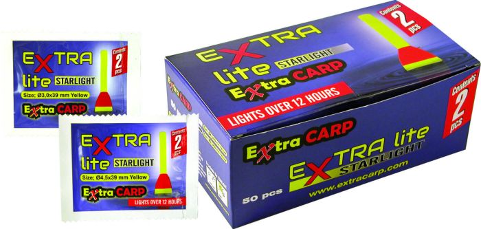 EXTRA CARP LITE STARLIGHT SIZE 4,5 X 39 MM YELLOW 2UND 997906