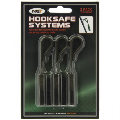 NGT HOOKSAFE SYSTEMS 3PACK WITH FOAM FOHOOKSAFE3PC
