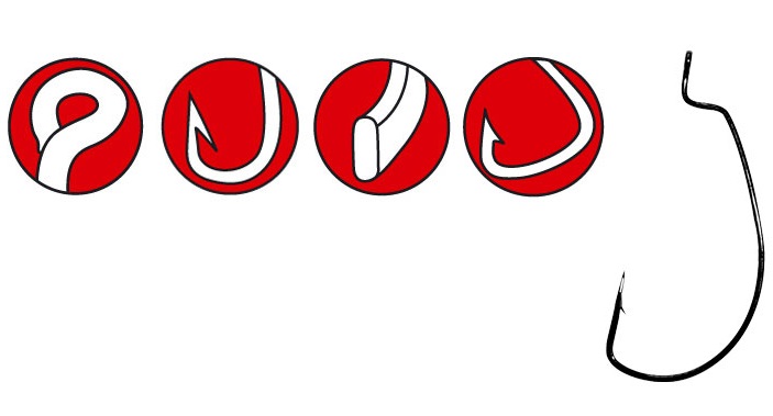 [146843400] GAMAKATSU Worm Offset EWG #4/0 146843400