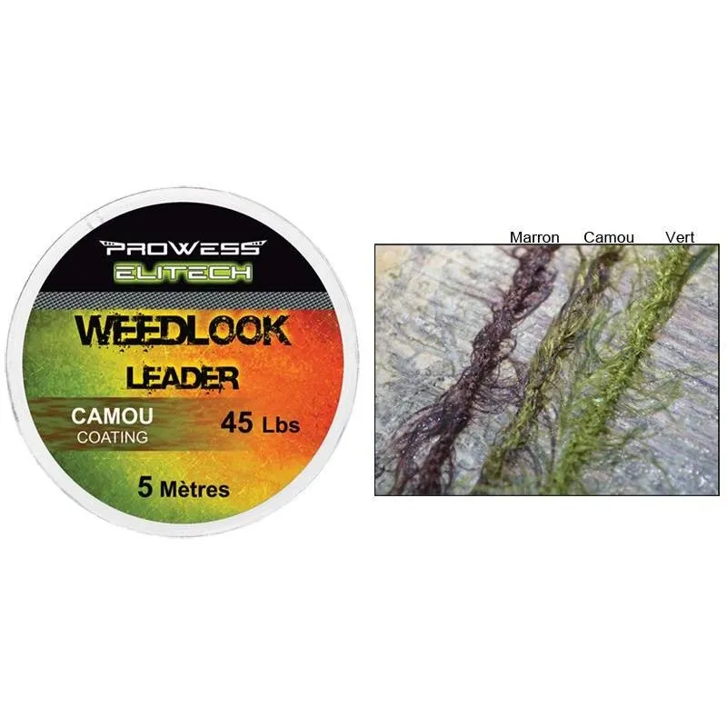 [PRCLA4002BROWN] PROWESS ELITECH WEEDLOOK LEADER BROWN 45LB 5MT PRCLA4002BROWN