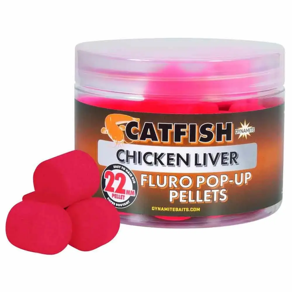 [DY868] DYNAMITE BAITS CHICKEN LIVER FLURO POP UPS 22MM DY868