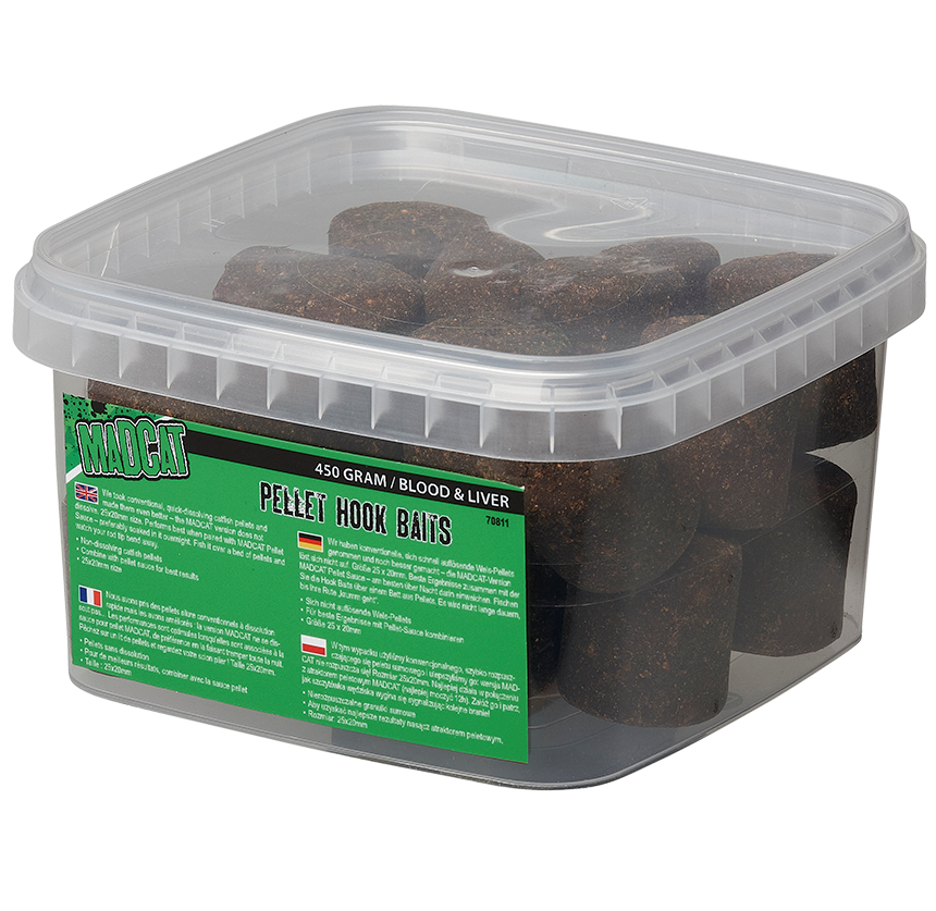 MADCAT PELLETS HOOK BAITS SQUID 25MM 450G 70812