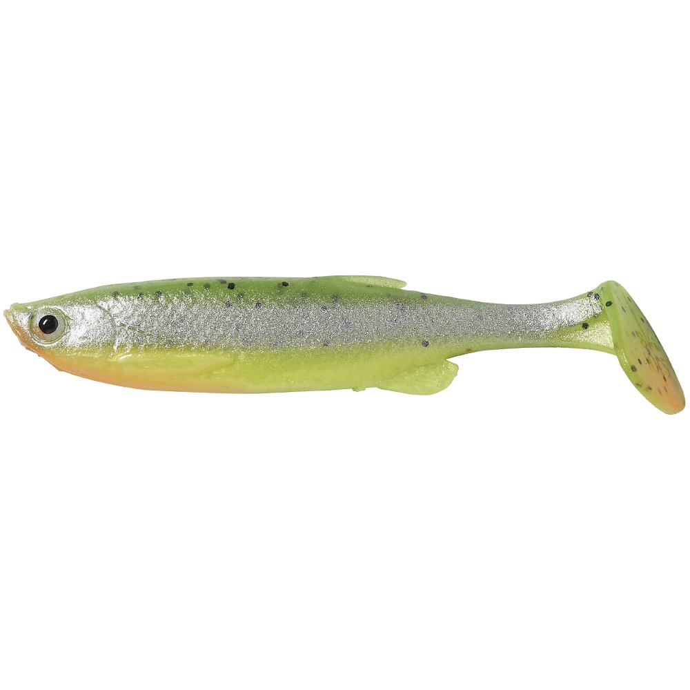 [61809] SAVAGE GEAR LB 3D FAT MINNOW T TAIL 7.5CM 5G FLUO GREEN SILVER 61809