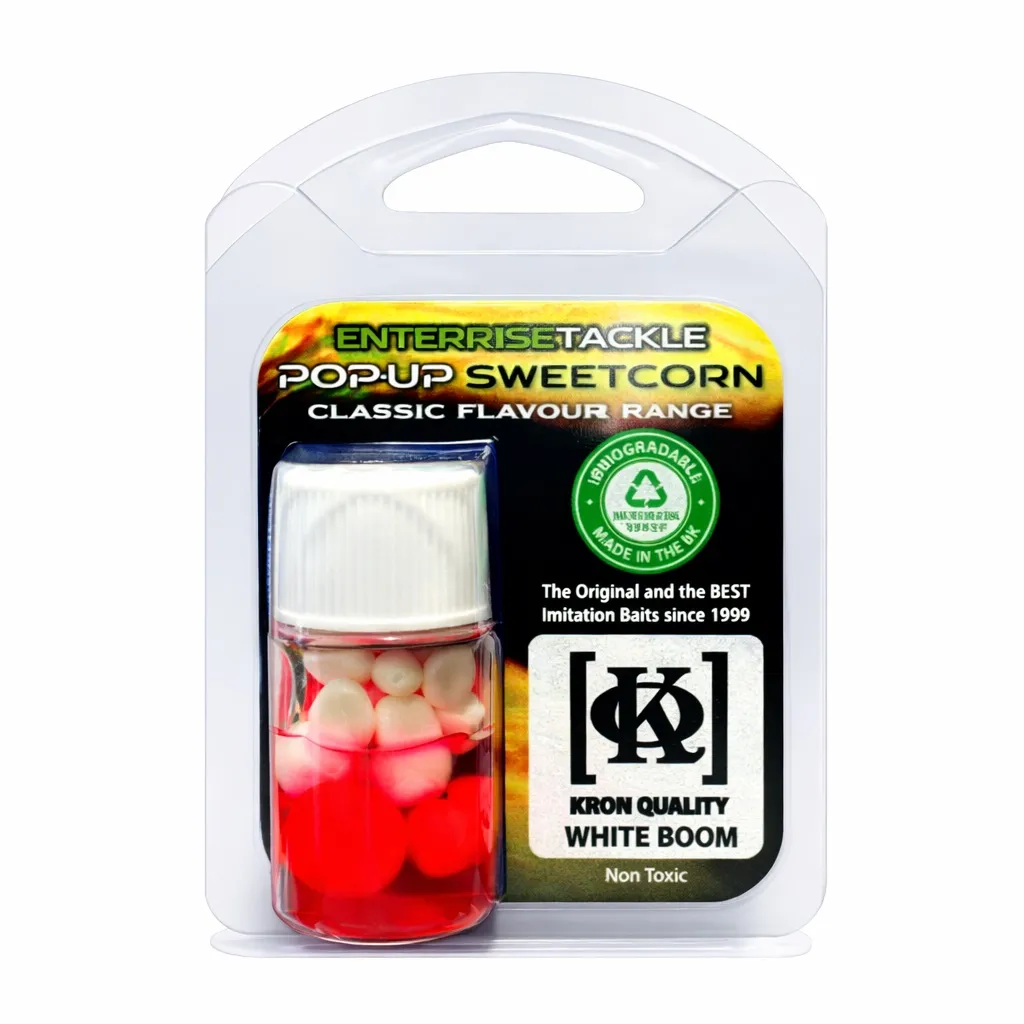 [ETKQWB] Enterprise Tackle Krom Quality KR200 Pop Ups Sweetcorn White Boom