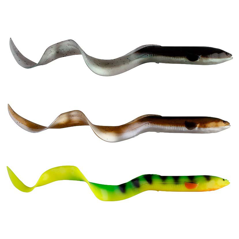 SAVAGE GEAR LB REAL EEL GREEN SILVER NL15CM 12G 3UNID + ANZUELO 47138