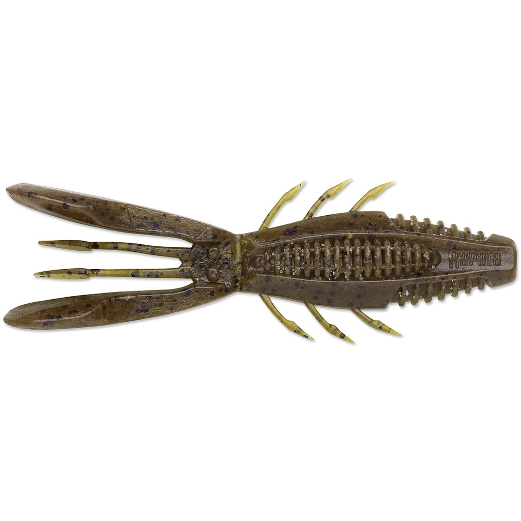 [CCBRB4GPWM] Rapala Crush City Bronco Bug Green Pumpkin Watermelon 4in 10CM 6 UND CCBRB4GPWM