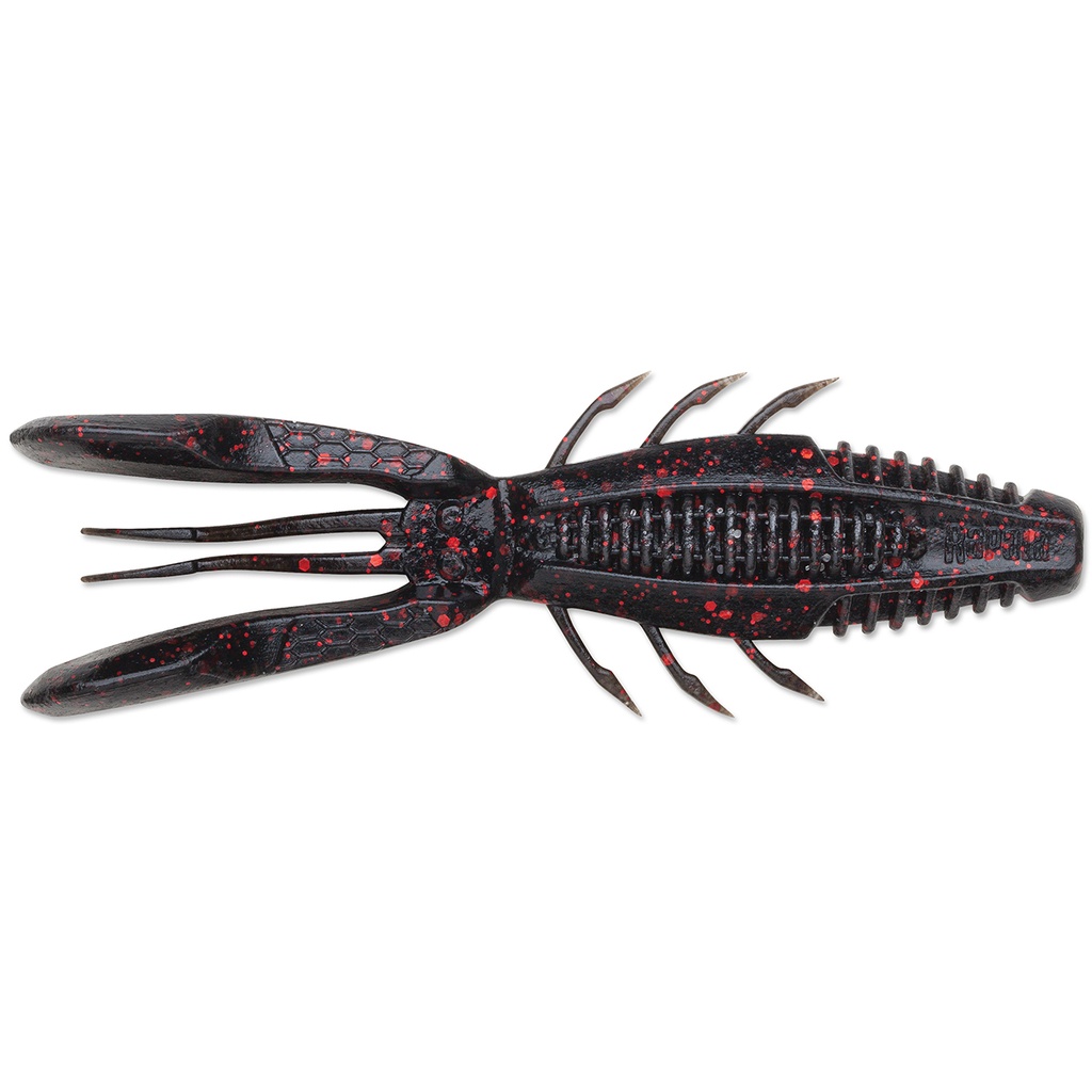 Rapala CrushCity Bronco Bug 4in 10cm Black Red Flake 6 Und CCBRB4BKR