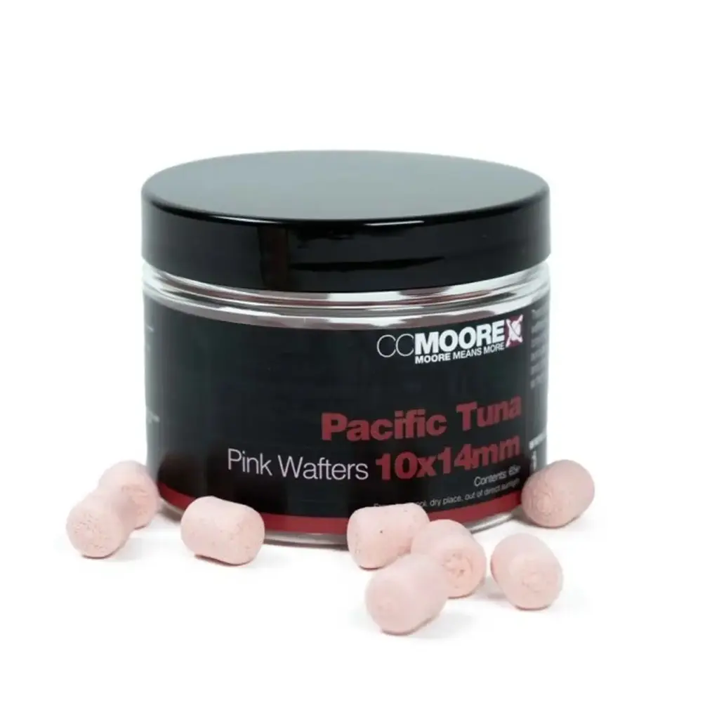 CC MOORE PACIFIC TUNA DUMBELL WAFTERS PINK 10X14MM 95605