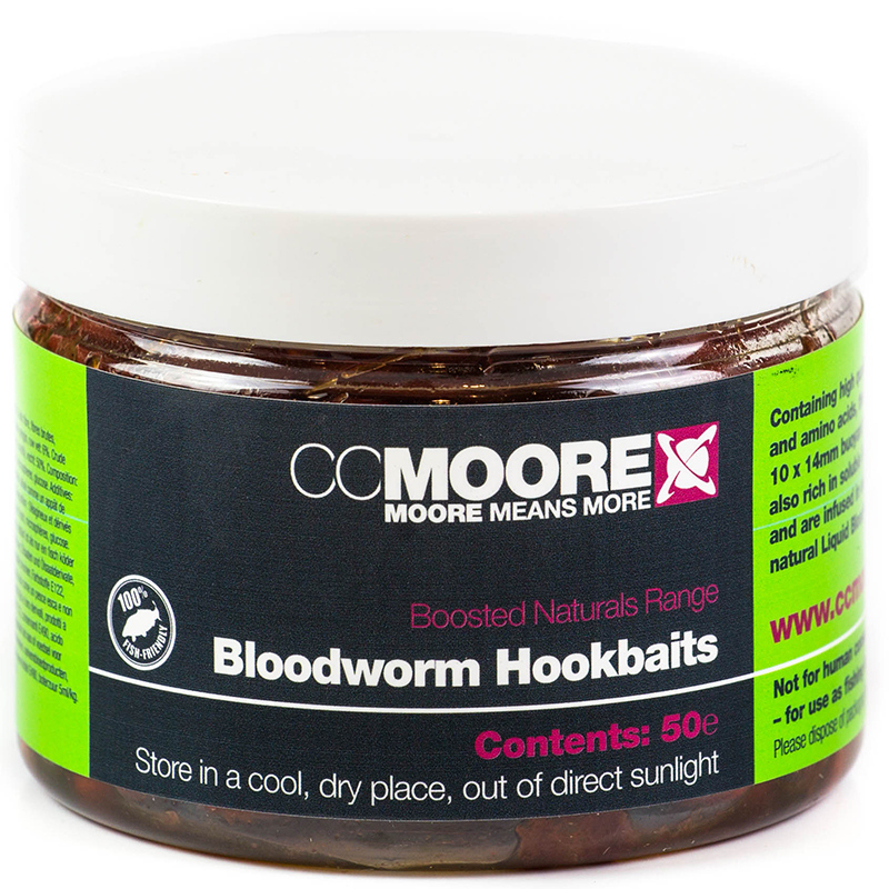 CC MOORE BLOODWORM HOOKBAITS 10x14 MM 50ud 99234