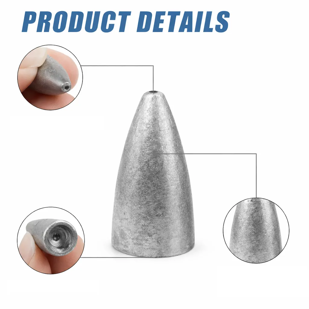 [BF10113] BAITS FISHING WORM WEIGHT 1/4 OZ 15 PIEZAS BF10113