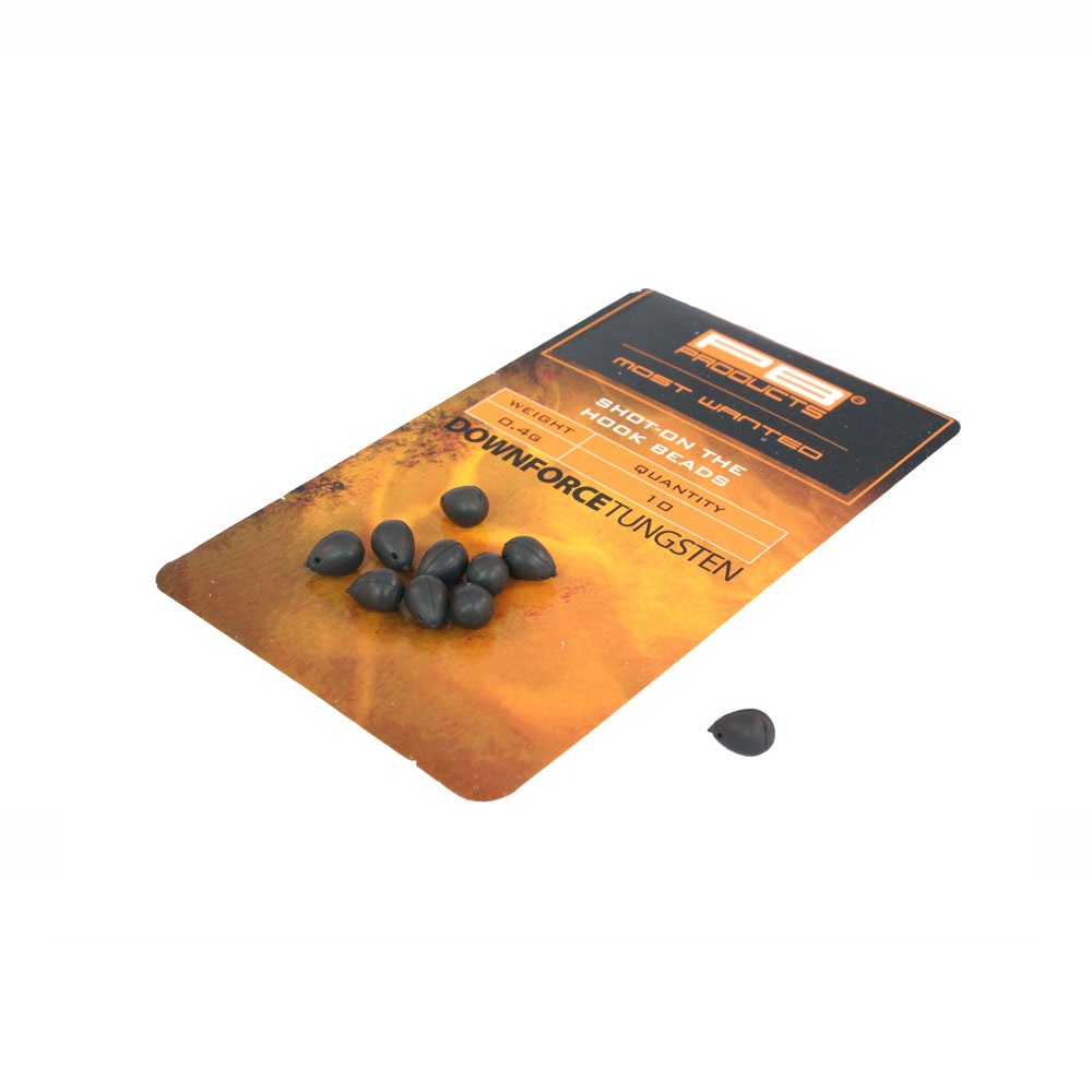PB DOWNFORCE TUNGSTEN SHOT ON THE HOOK BEADS 0 3 G 19459